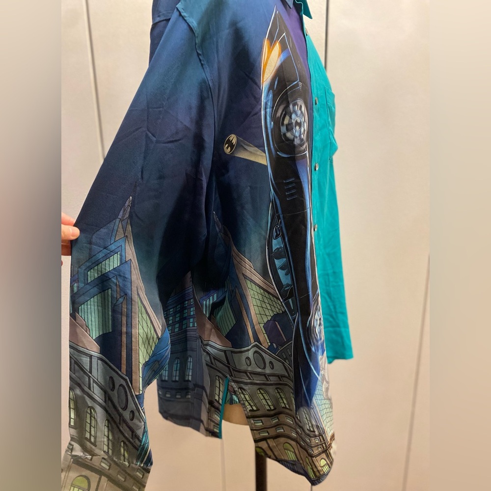 LANVIN BATMAN ASYMMETRICAL SHIRT - Picture 5 of 11